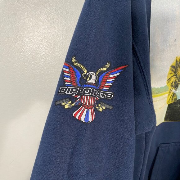 Vintage original Dipset x Diplomats Graphic hoodie blue mens size medium - Picture 4 of 5